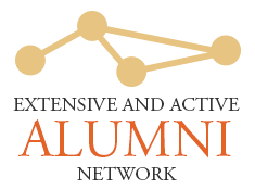 Extensive and active alumni network